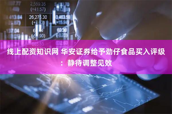 线上配资知识网 华安证券给予劲仔食品买入评级：静待调整见效